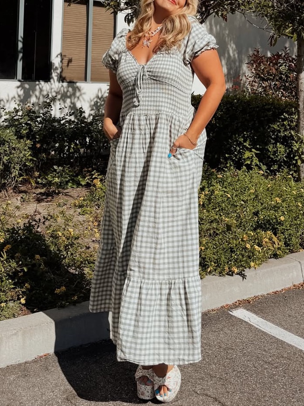 Universal Thread Green Maxi Dress